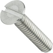 NEWPORT FASTENERS #10-32 x 1-1/4 in Slotted Flat Machine Screw, Plain 18-8 Stainless Steel, 2000 PK 613430-BR-2000